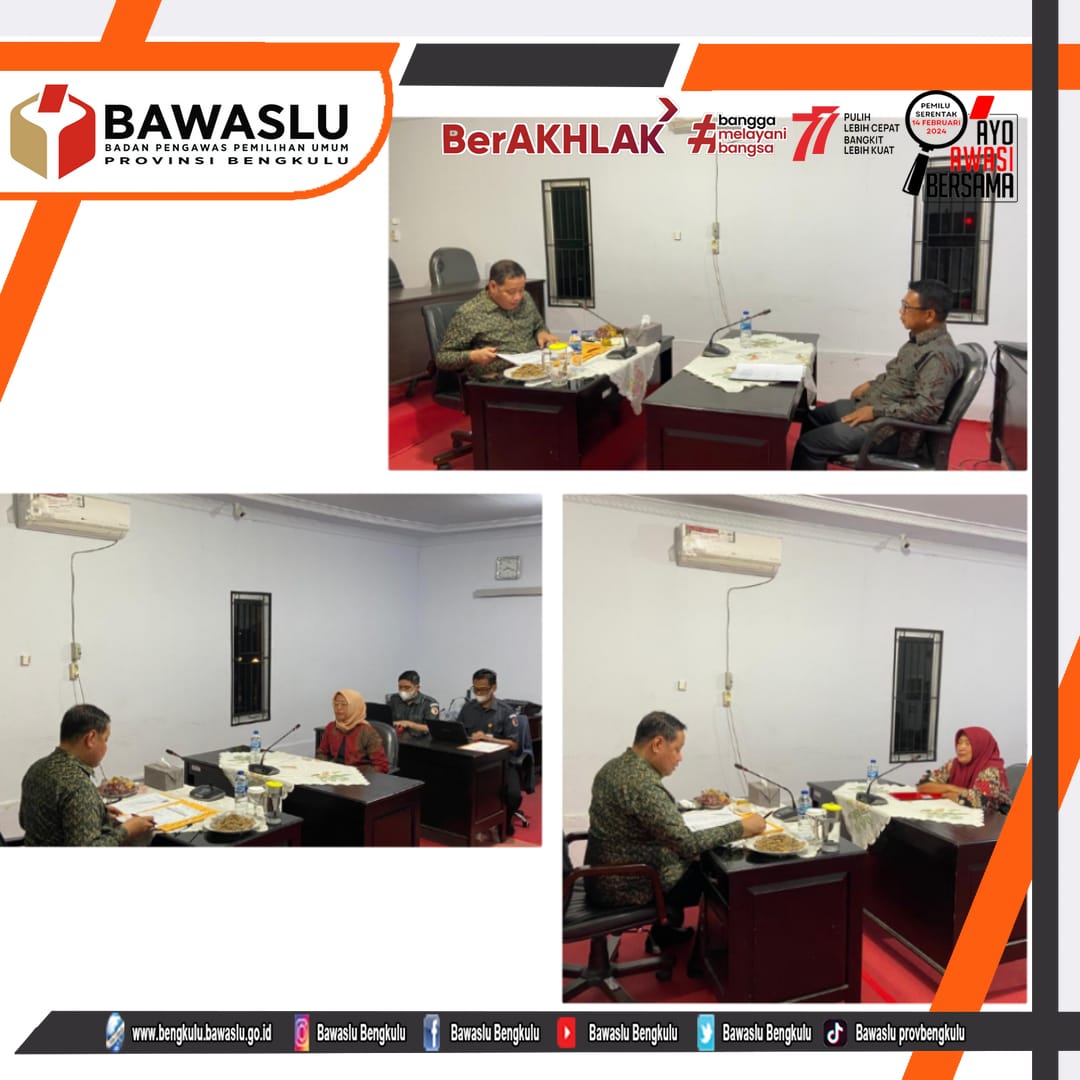 Herwyn Lakukan Verifikasi PAW Anggota Bawaslu Kaur