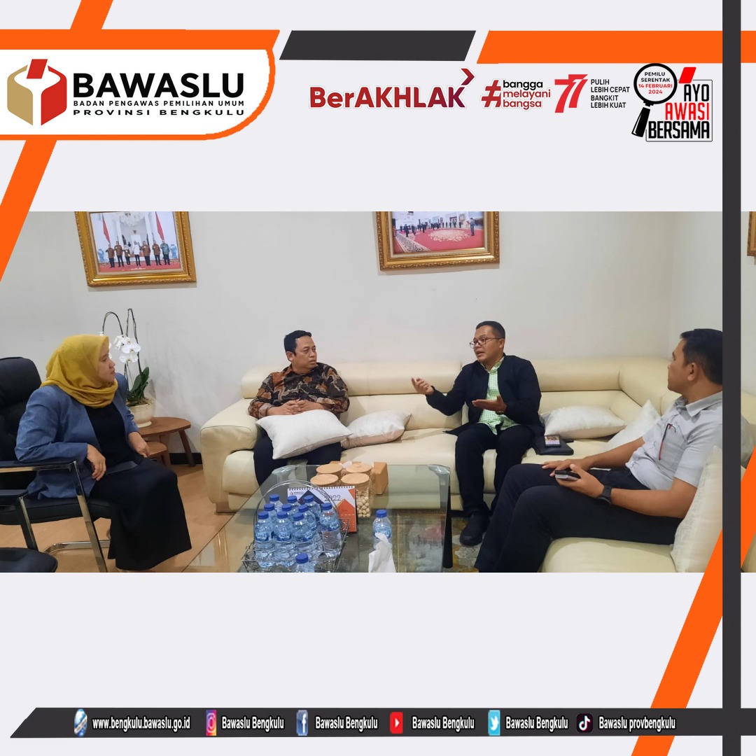 Gakkumdu Bawaslu Provinsi Bengkulu Koordinasi ke Bawaslu RI