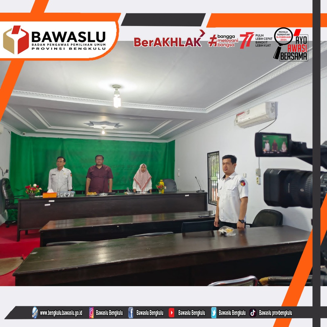 Faham Syah Hadiri Rakor Persiapan Pengawasan Data Pemilih di Lokasi Khusus Pada Pemilu Tahun 2024 Secara Daring
