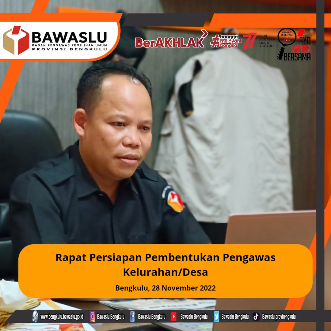 Rapat Persiapan Pembentukan Pengawas Kelurahan/Desa