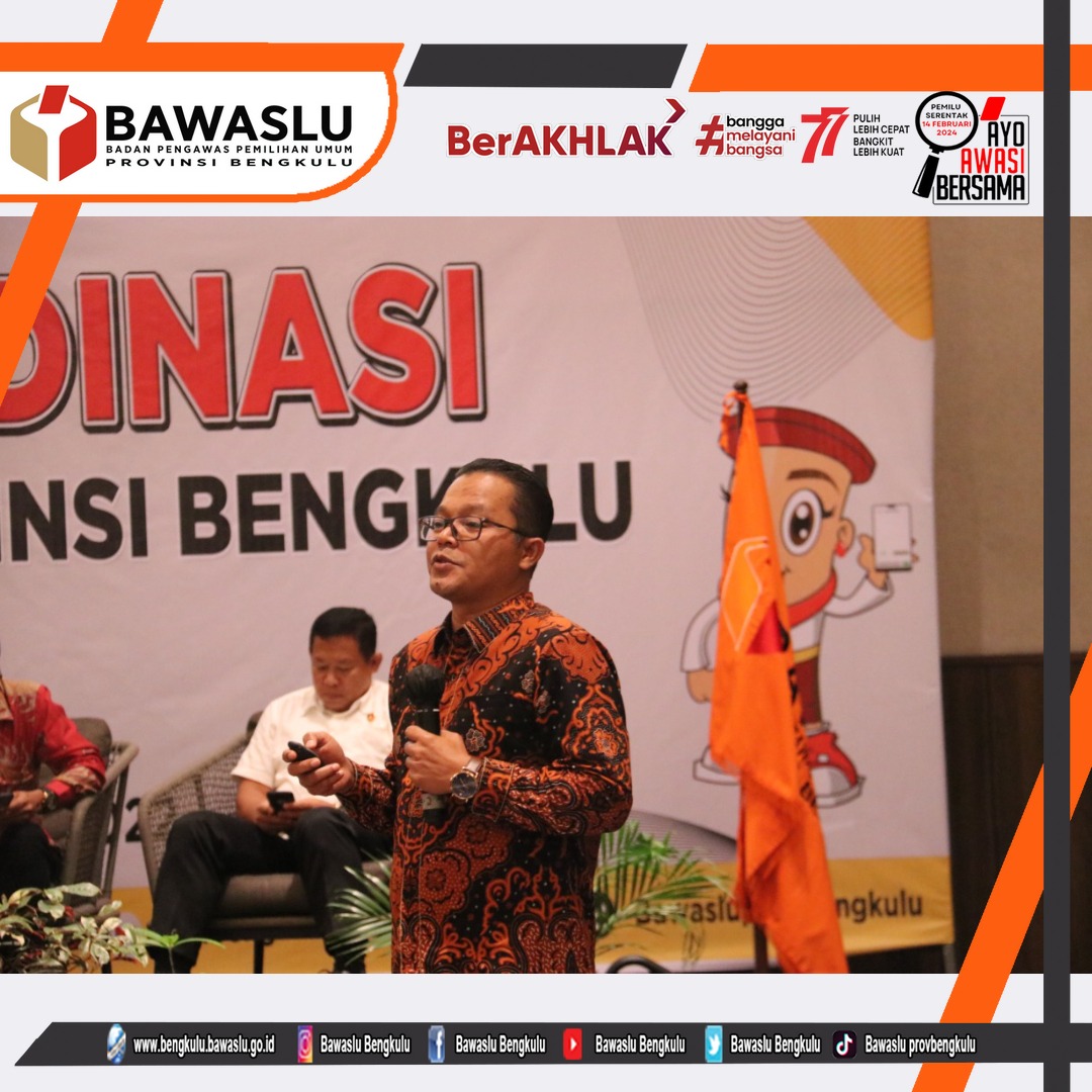 Rapat Koordinasi Sentra Gakkumdu Provinsi Bengkulu
