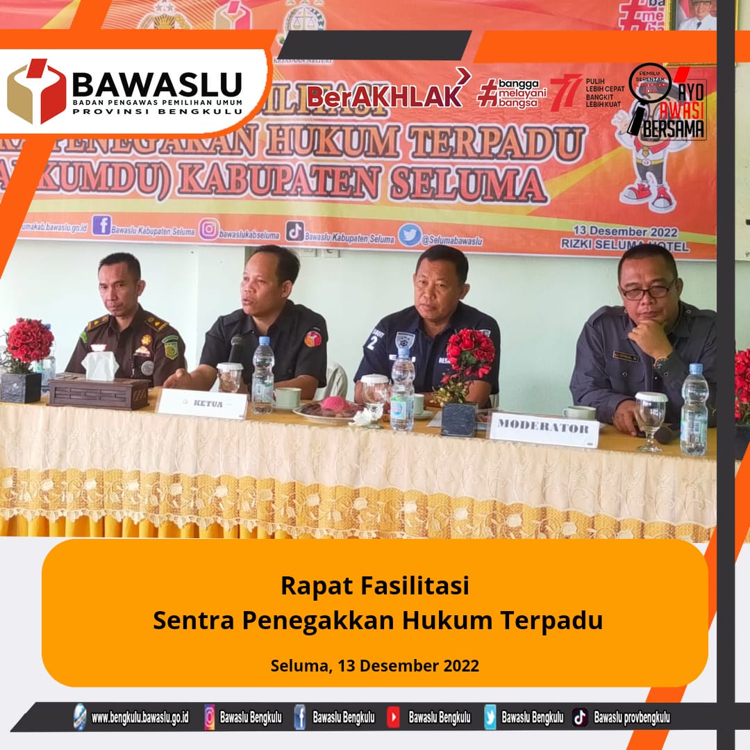 Rapat Fasilitasi Sentra Penegakkan Hukum Terpadu