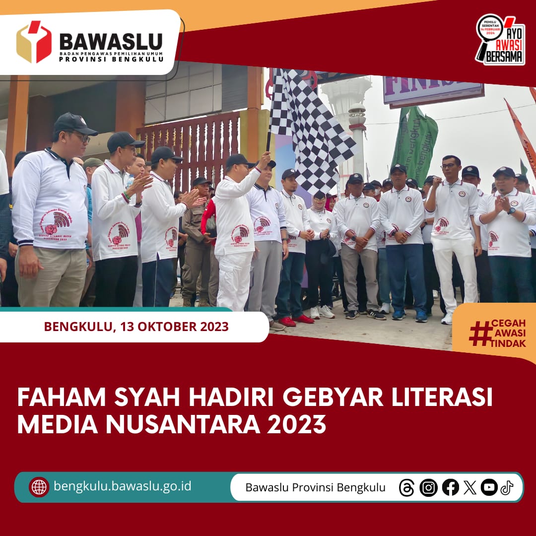 Faham Syah Hadiri Gebyar Literasi Media Nusantara 2023