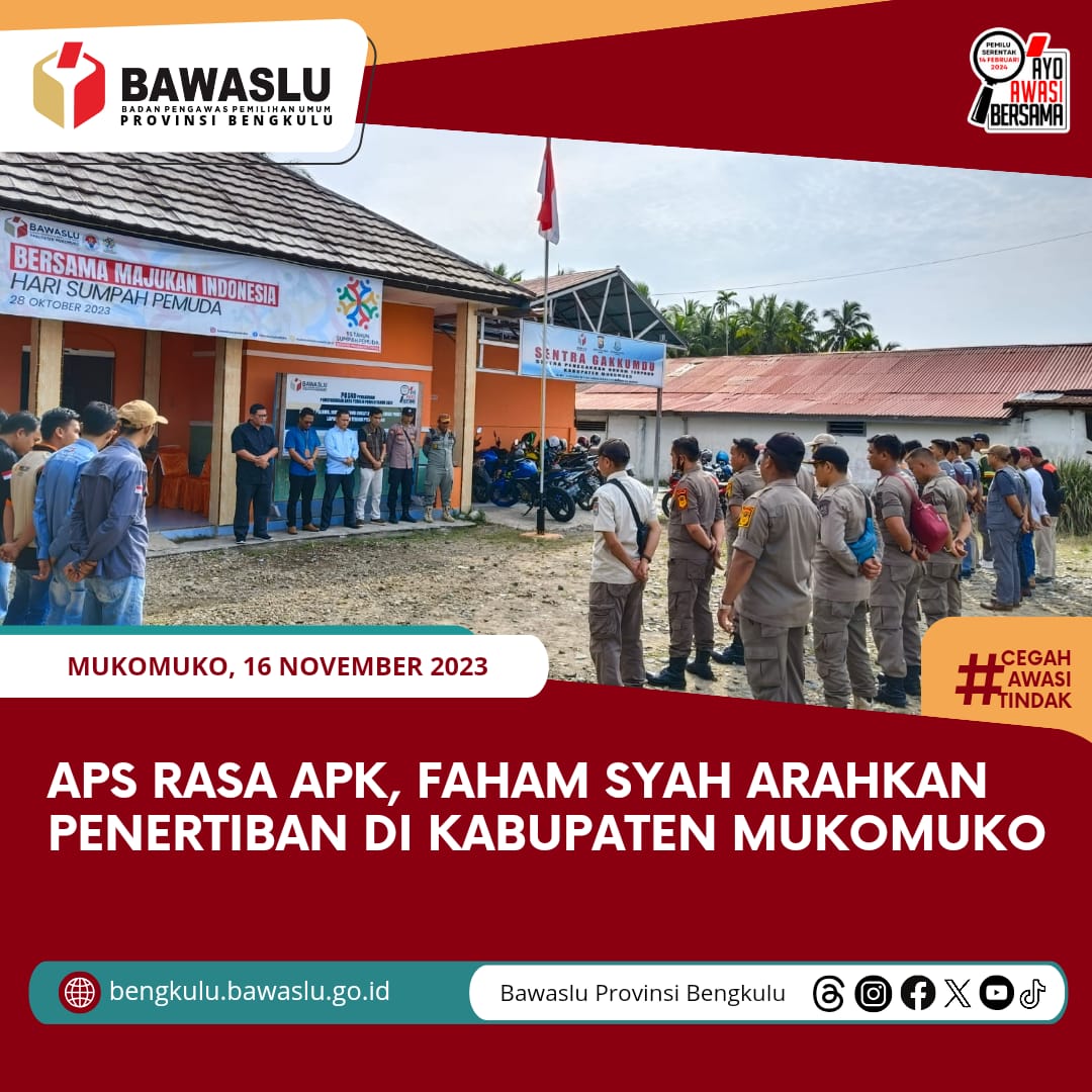 APS Rasa APK, Faham Syah Arahkan Penertiban di Kabupaten Mukomuko