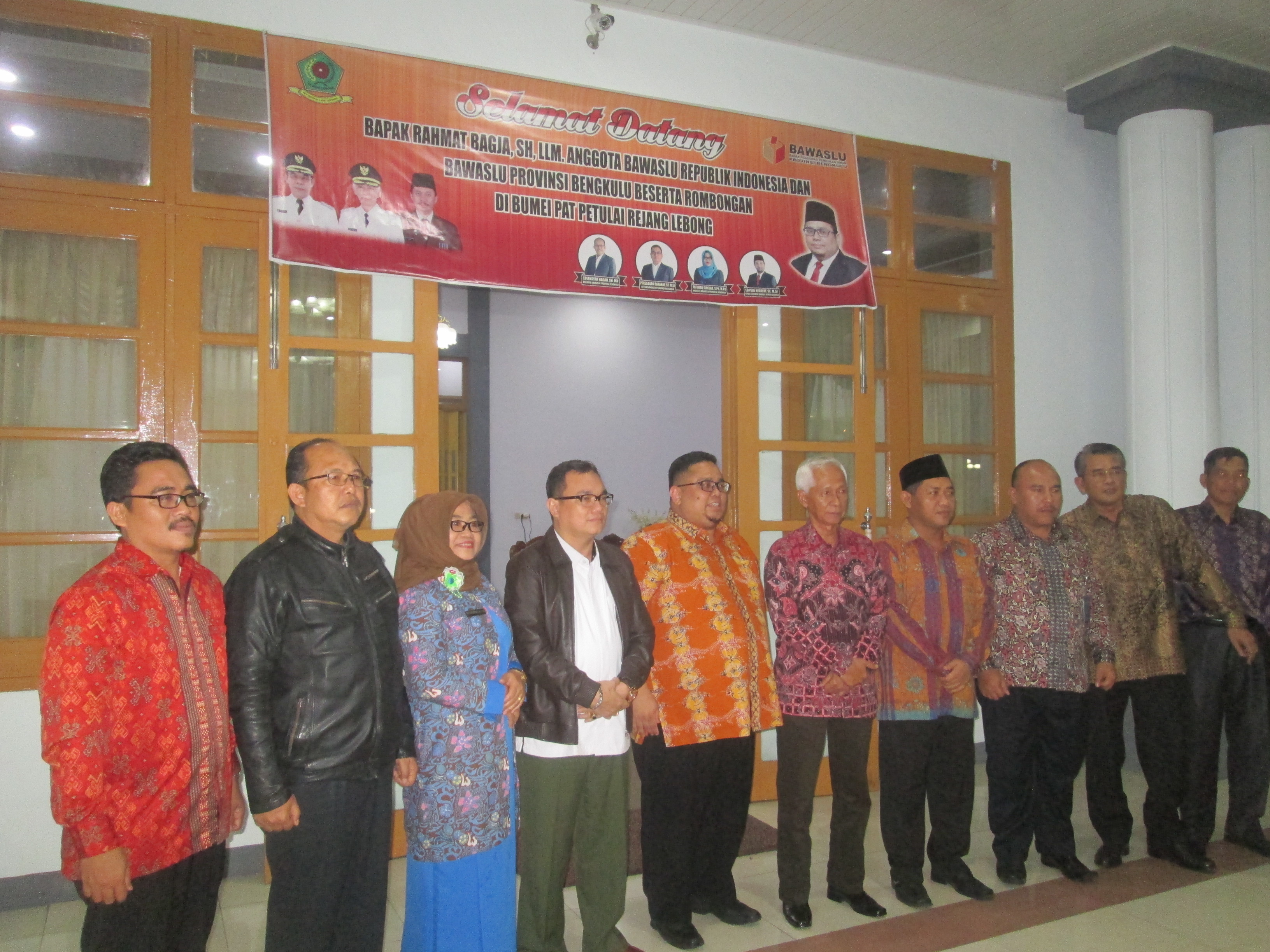 Ramah Tamah Anggota Bawaslu RI Bapak Rahmad Bagja, S.H., LLM dengan Wakil Bupati Rejang Lebong