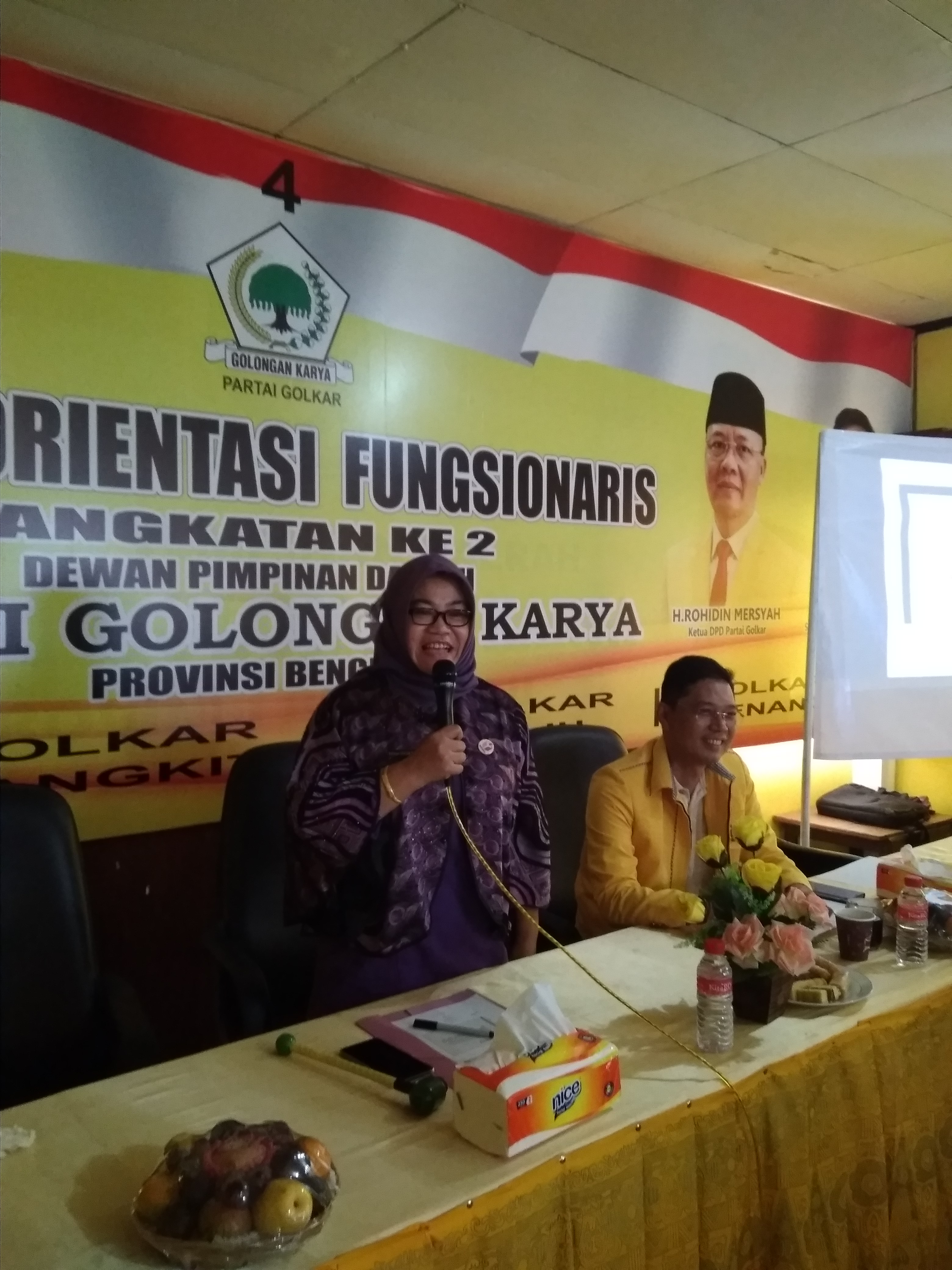 PIMPINAN BAWASLU  MENJADI NARASUMBER  PADA DIKLAT ORIENTASI FUNGSIONARIS