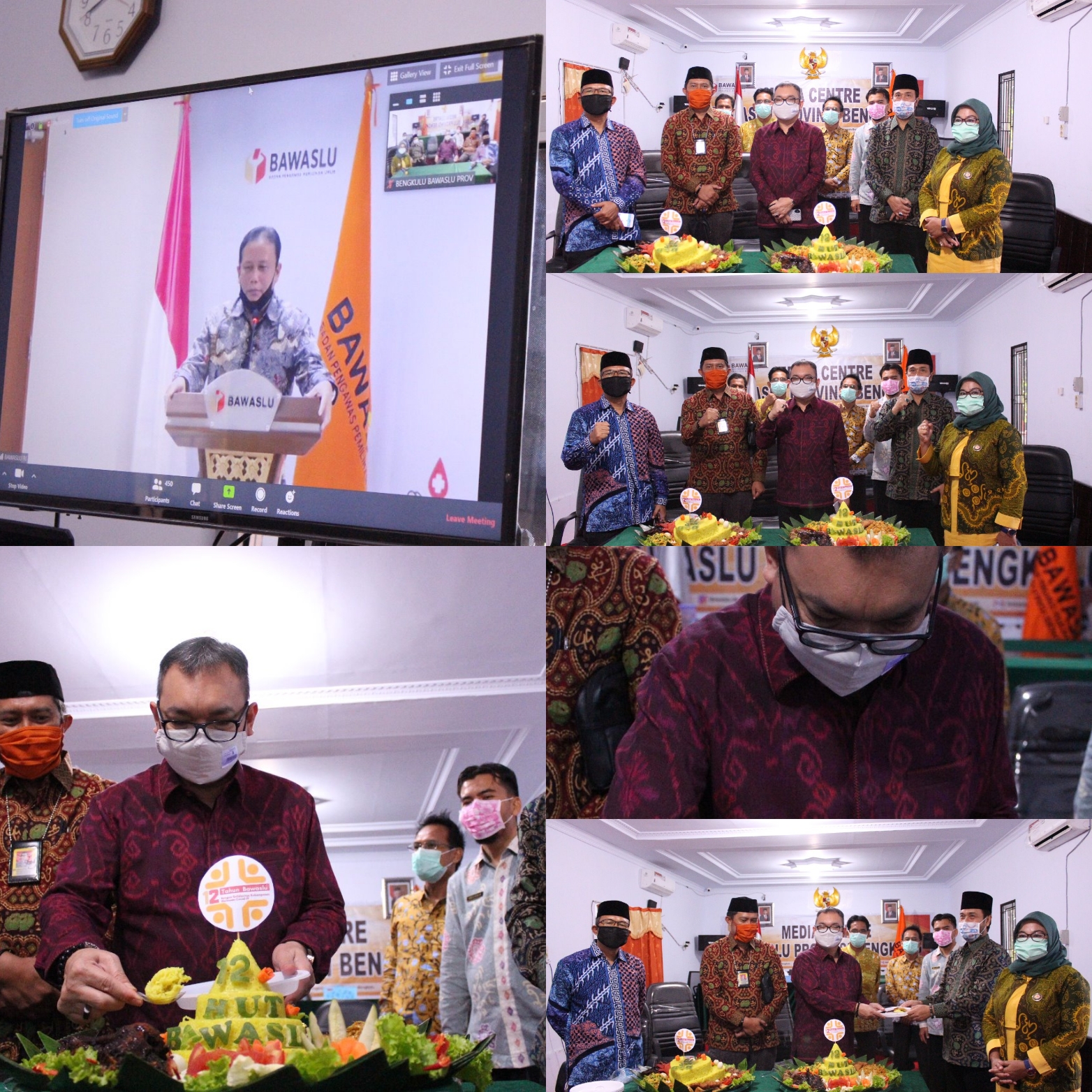 RAYAKAN HUT BAWASLU RI, BAWASLU PROVINSI BENGKULU GELAR DONOR DARAH DAN KEGIATAN BAKTI SOSIAL