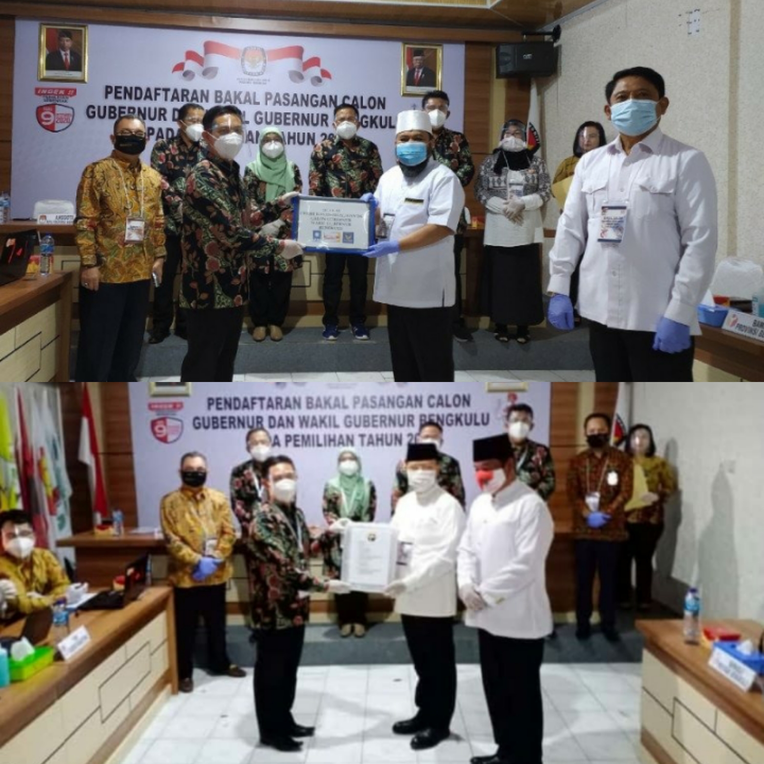 Update Hasil Pengawasan Hari Kedua Pendaftaran Pencalonan Gubernur dan Wakil Gubernur serta Bupati dan Wakil Bupati se-Provinsi Bengkulu