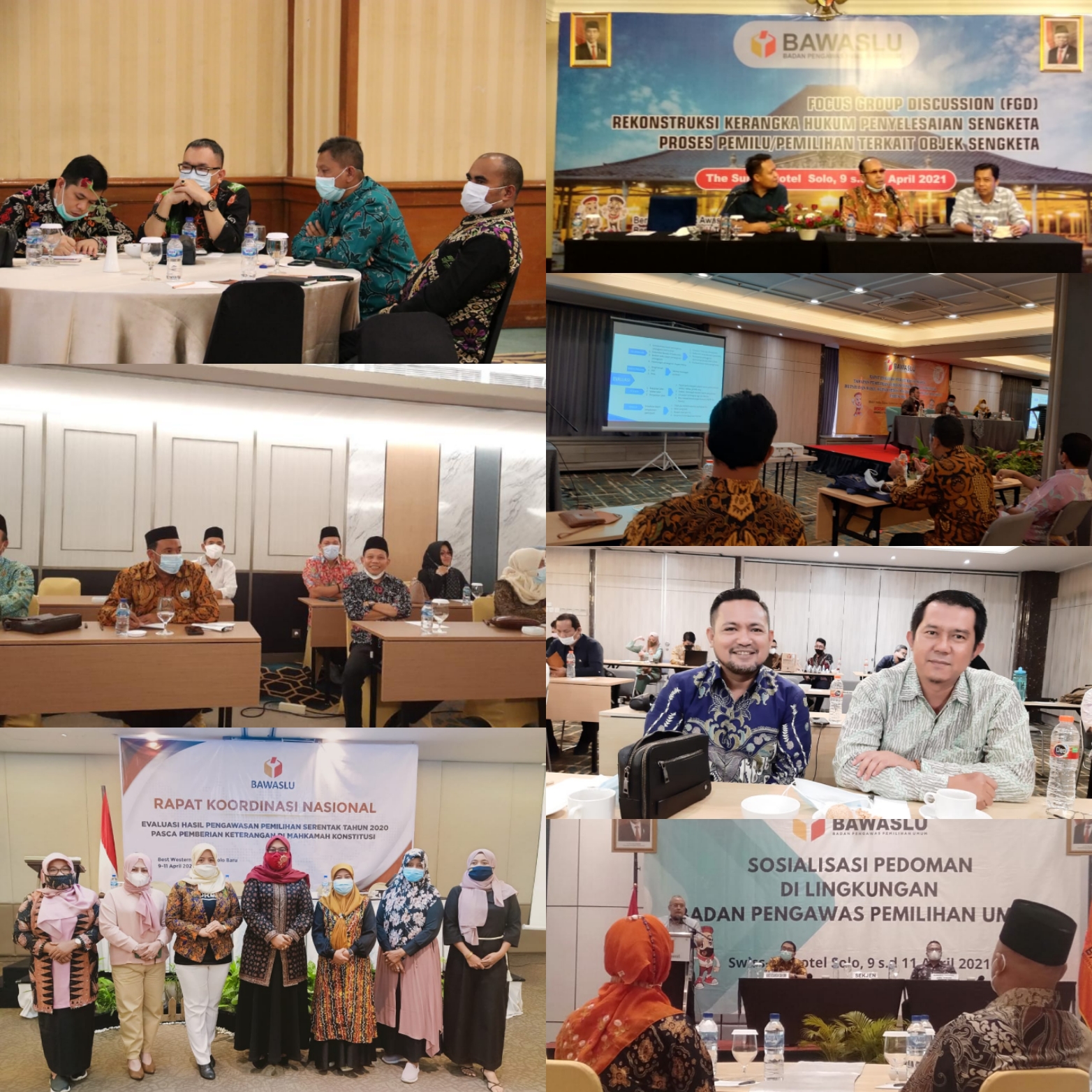 Pimpinan Bawaslu Provinsi Bengkulu Mengikuti Kegiatan di Solo