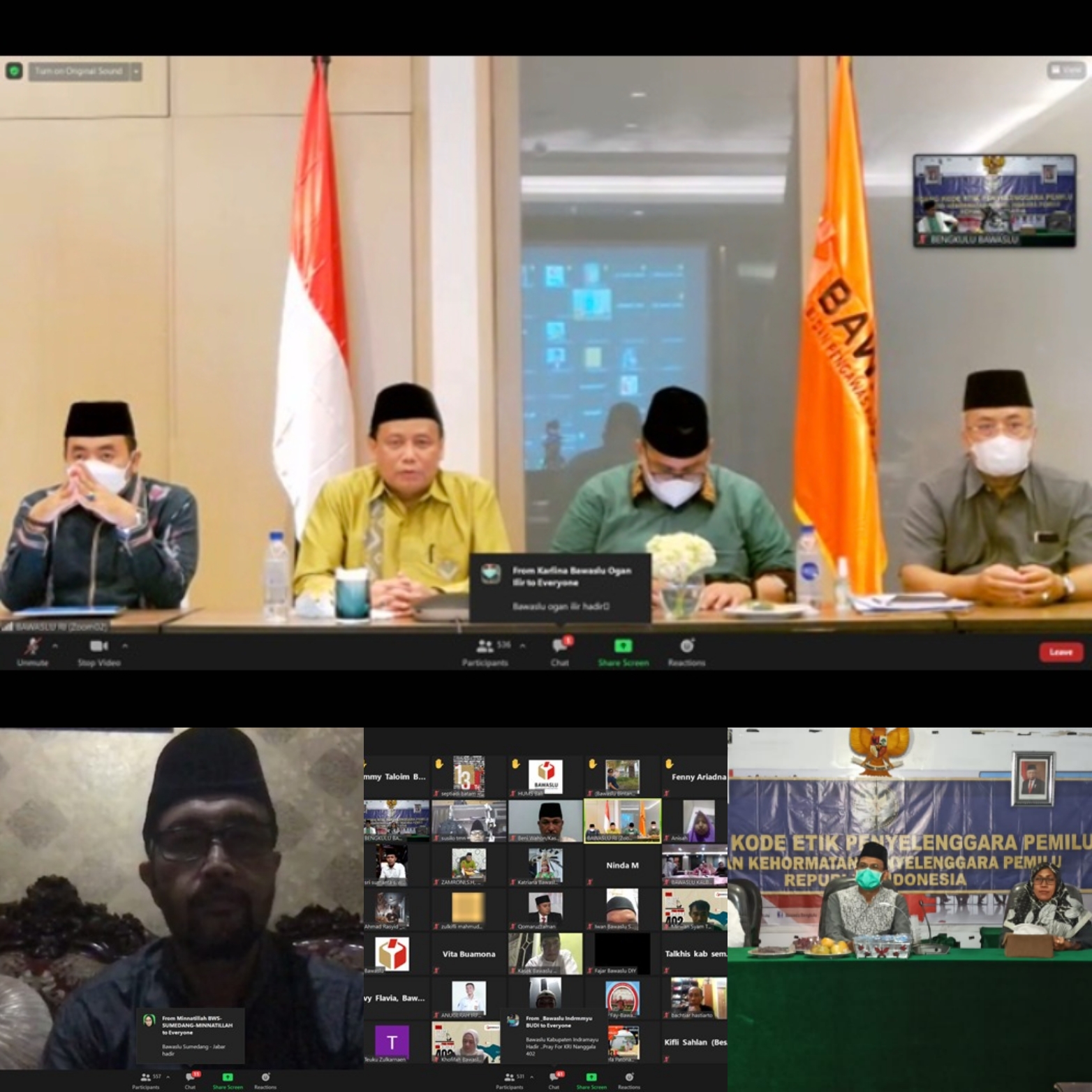 Bawaslu mengadakan kegiatan doa bersama untuk korban Nanggala 402