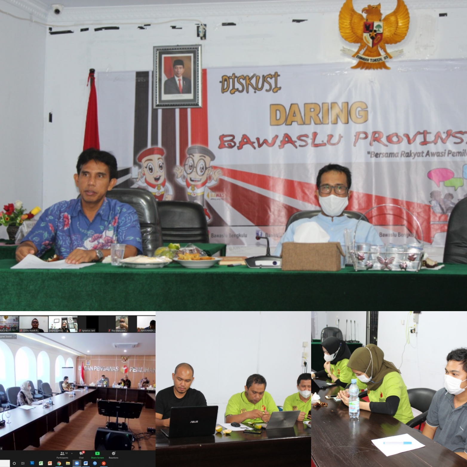 Rapat Pembahasan Hasil Pemeriksaan BPK RI atas LK Bawaslu Tahun 2020