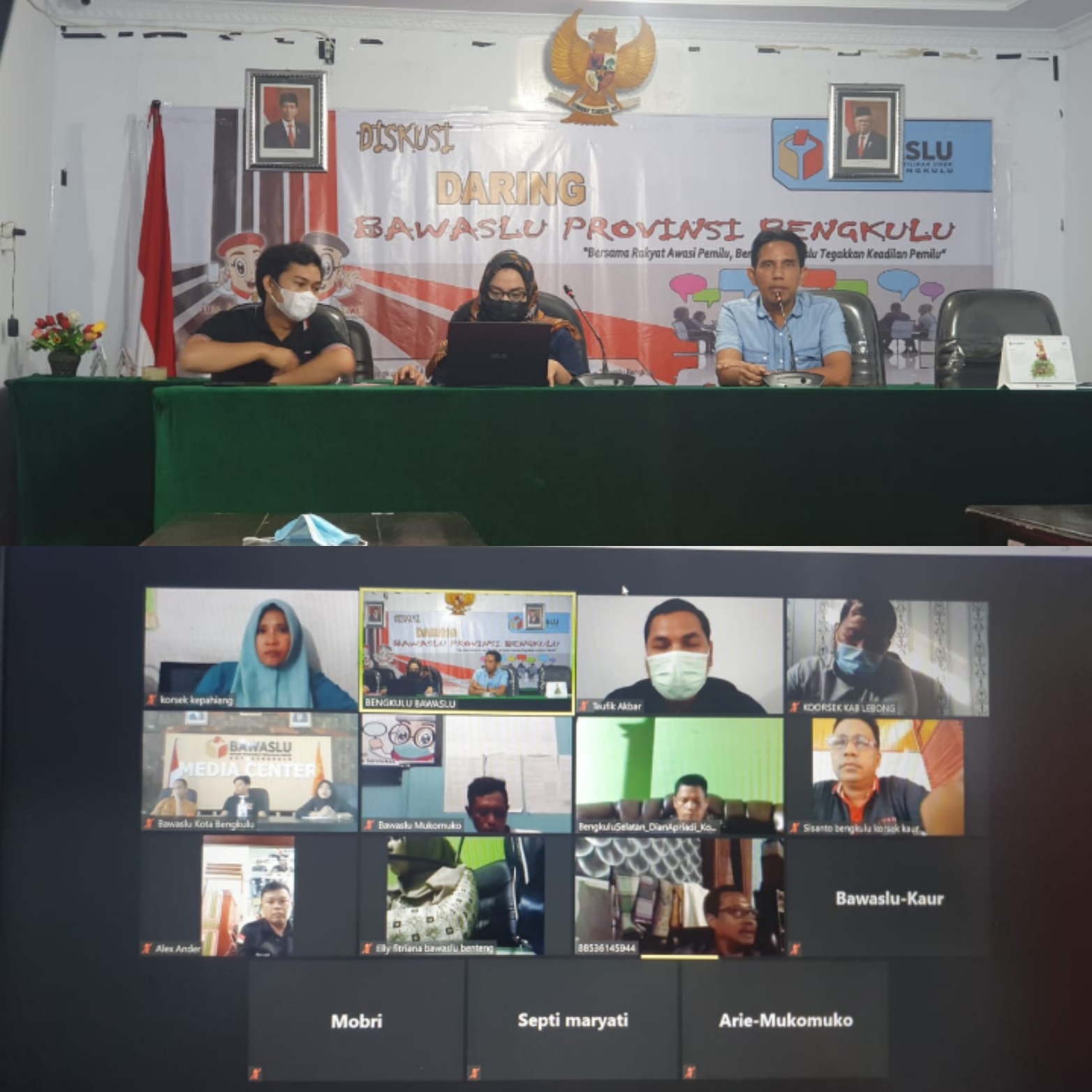 Pembahasan Tindak Lanjut Penyusunan Renstra Bawaslu Kabupaten/Kota se-Provinsi Bengkulu