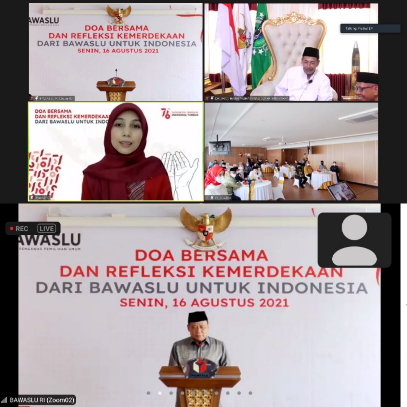 Doa dan Refleksi Kemerdekaan RI ke-76 || Bawaslu Untuk Indonesia