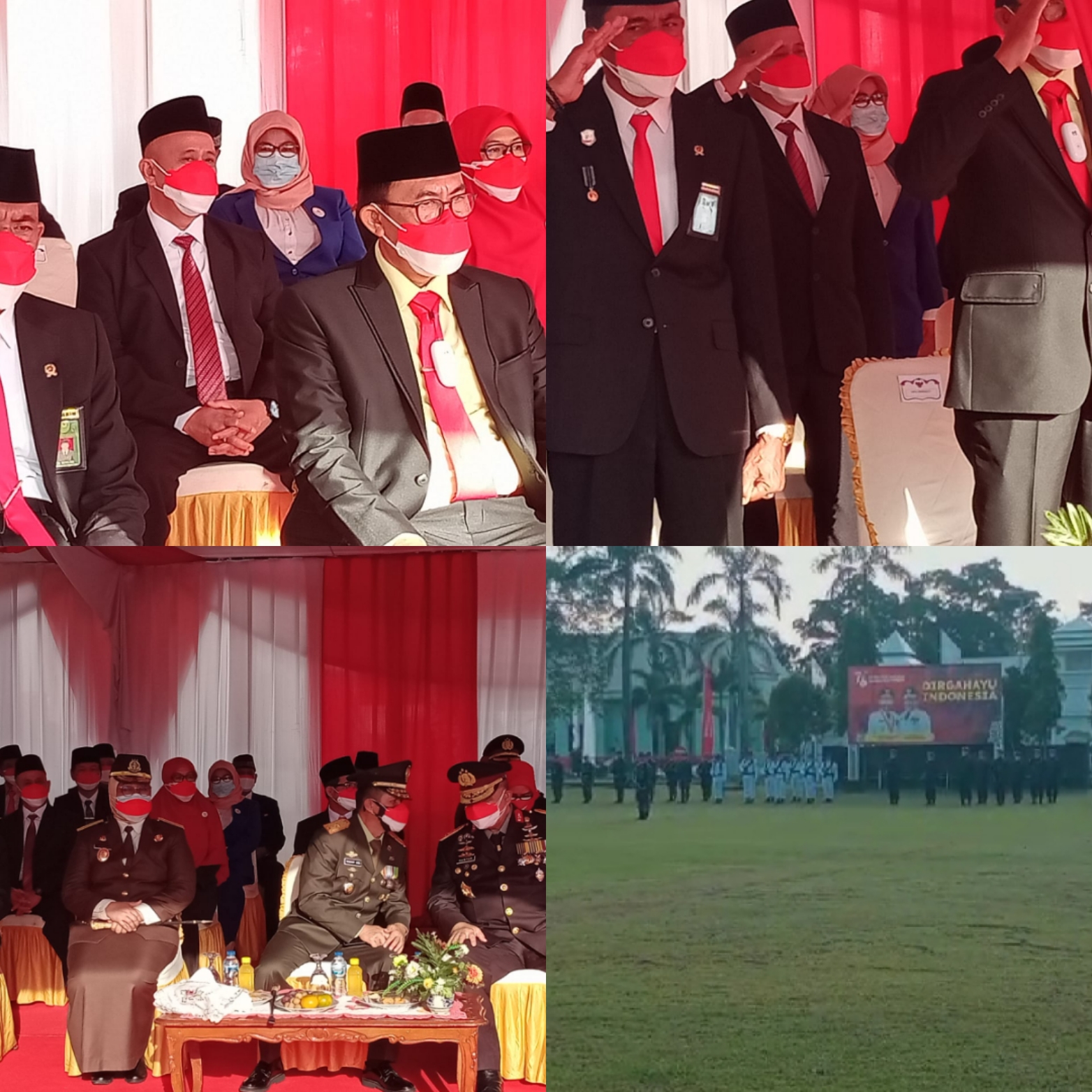 Bawaslu Menghadiri Undangan Upacara Hari Kemerdekaan Republik Indonesia Ke-76 Tahun 2021