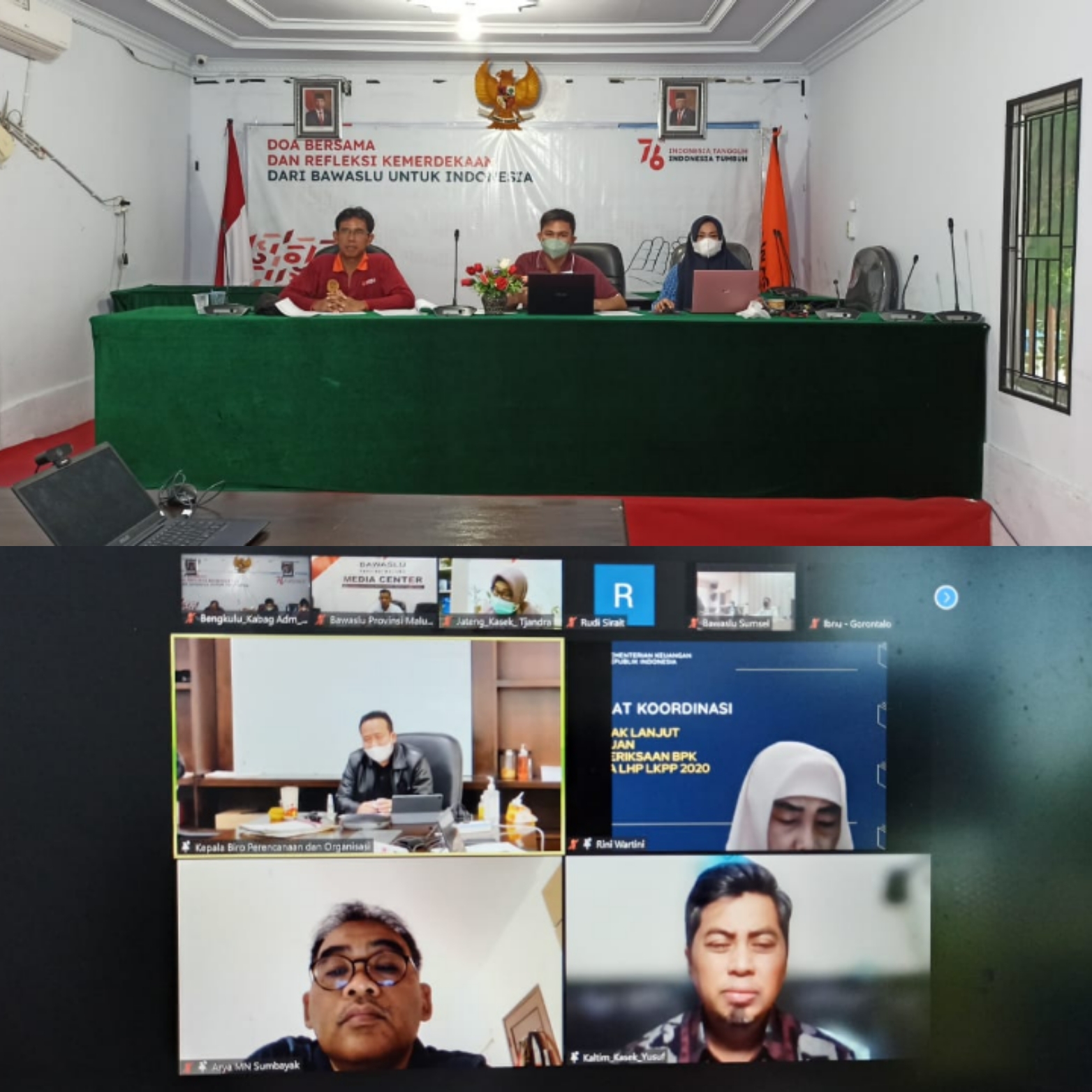 Rapat Pembahasan Isu Strategis Pasca Pelaksanaaan Penelitian dan Reviu RKA-K/L Bawaslu Provinsi dan Bawaslu Kabupaten/Kota