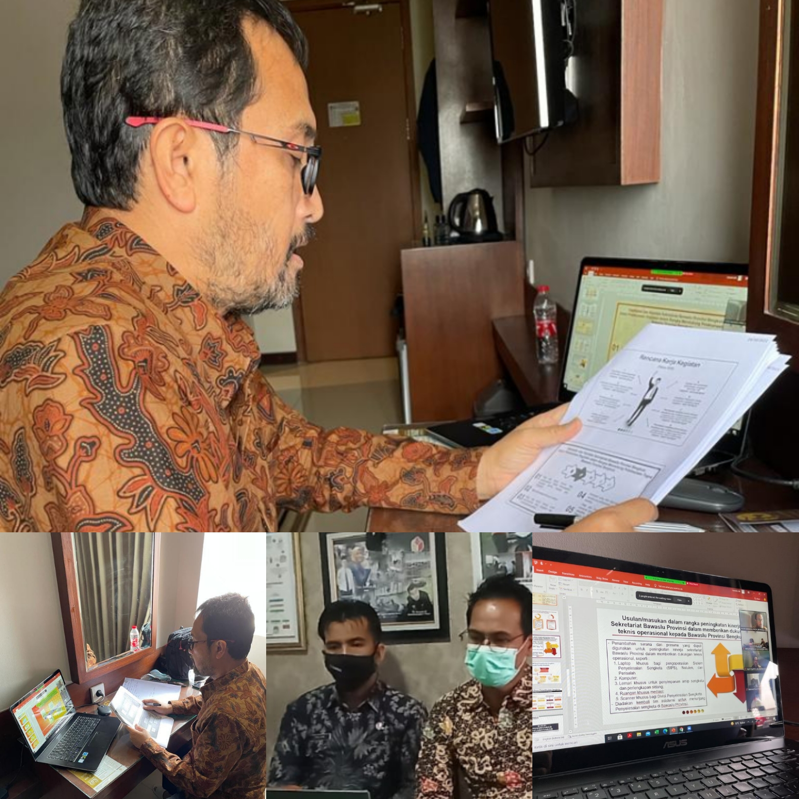 Rapat Kerja Deputi Bidang Dukungan Teknis dengan Sekretariat Bawaslu Provinsi Dan Bawaslu Kabupaten/Kota dalam Rangka Fasilitasi Persiapan Pemilu Serentak Tahun 2024