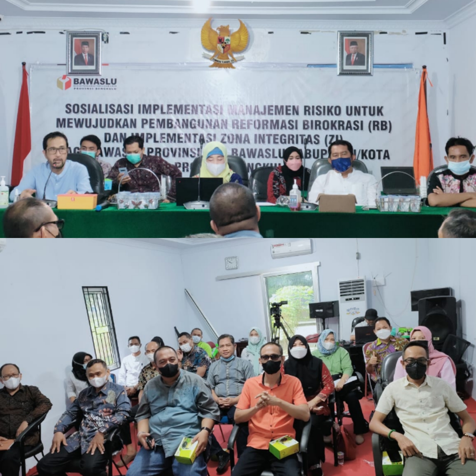 Sosialisasi Implementasi Managemen Resiko Untuk Mewujudkan Pembangunan Reformasi Birokrasi (RB) dan Implementasi Zona Integritas (ZI)