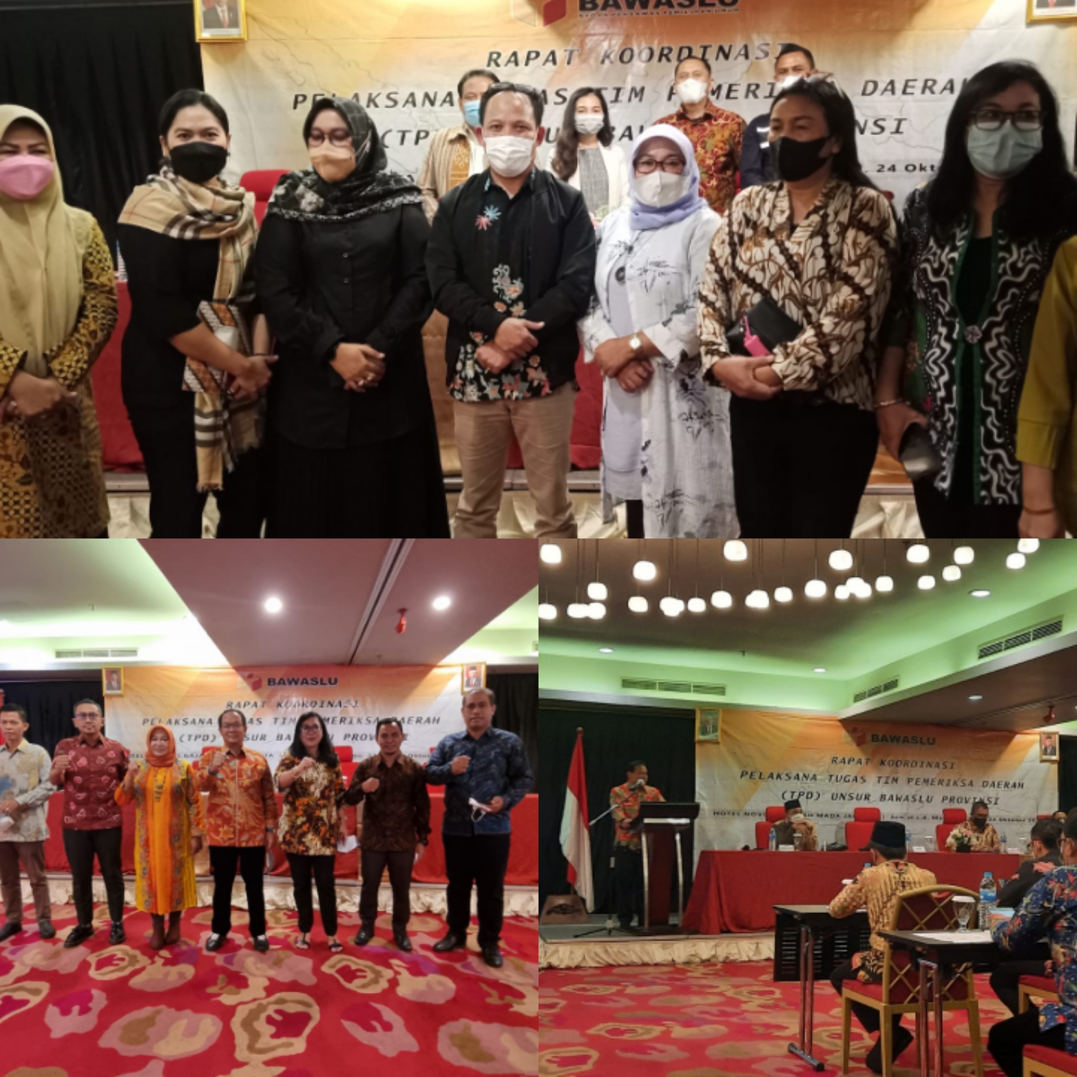 Rapat Penyusunan Pola Hubungan Pelaksanaan Tugas Tim Pemeriksa Daerah (TPD) unsur Bawaslu Provinsi