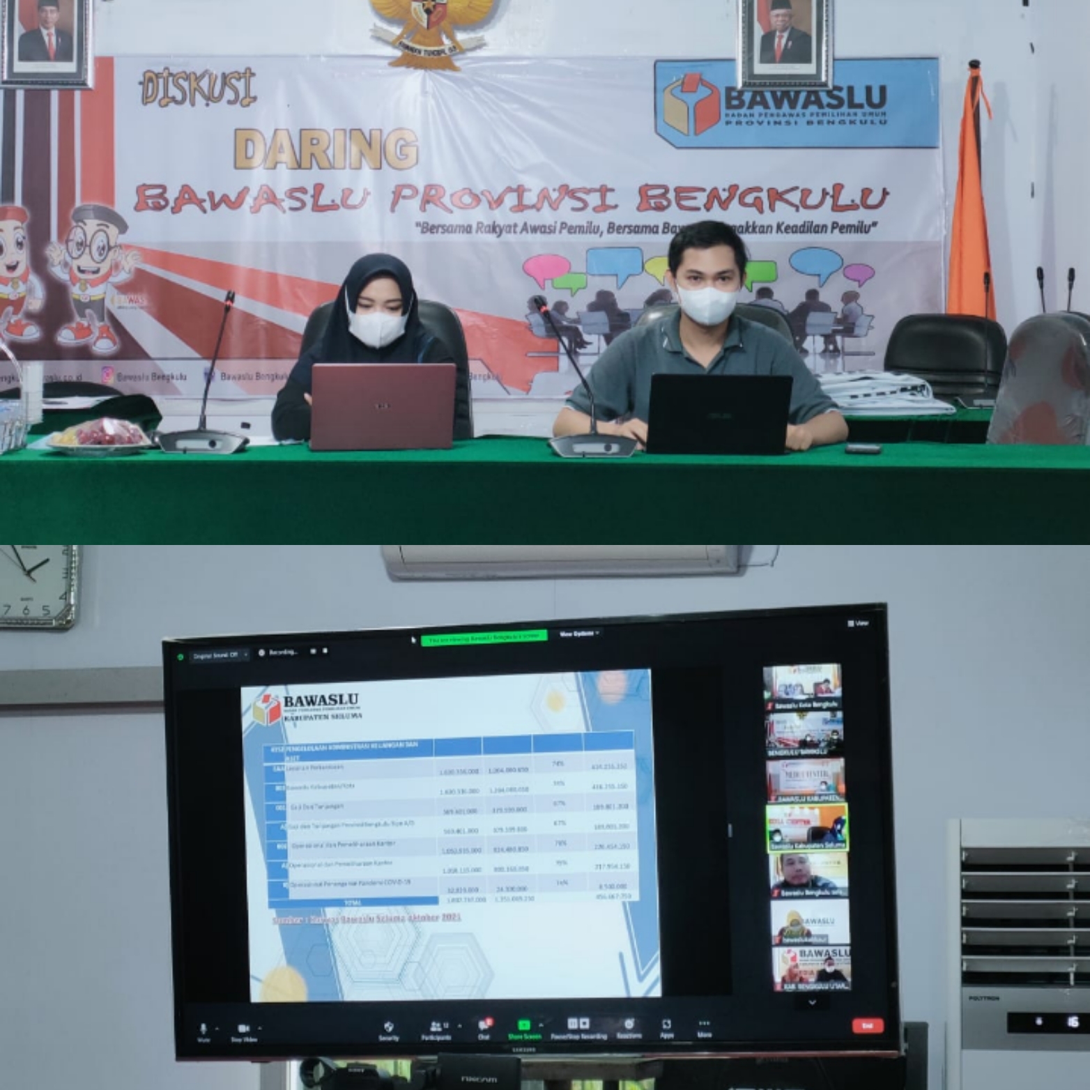 Rapat Monitoring dan Evaluasi Pelaksanaan Anggaran Tahun 2021