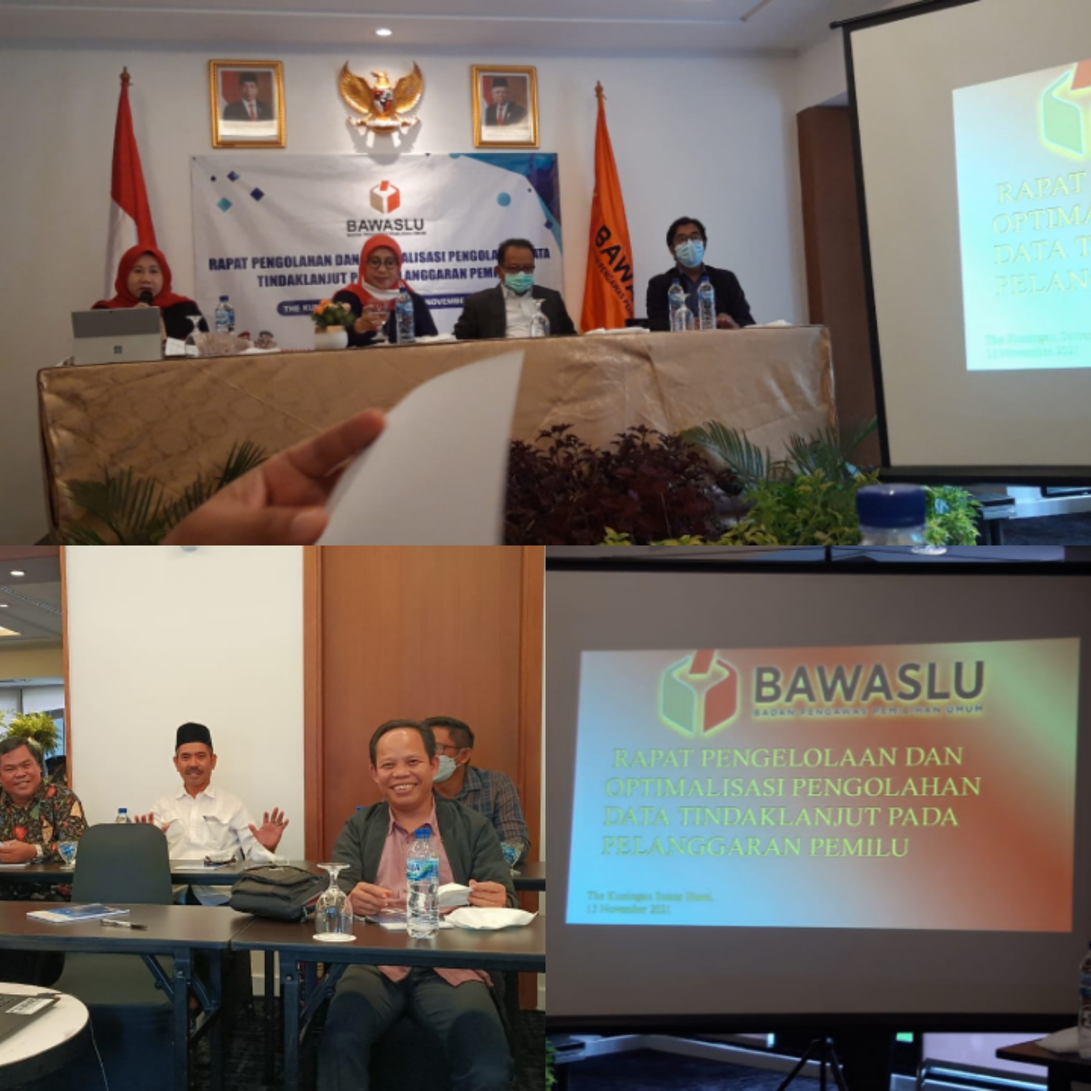 Rapat Pengelolaan dan Optimalisasi Pengolahan Data Tindaklanjut Pada Pelanggaran Pemilu