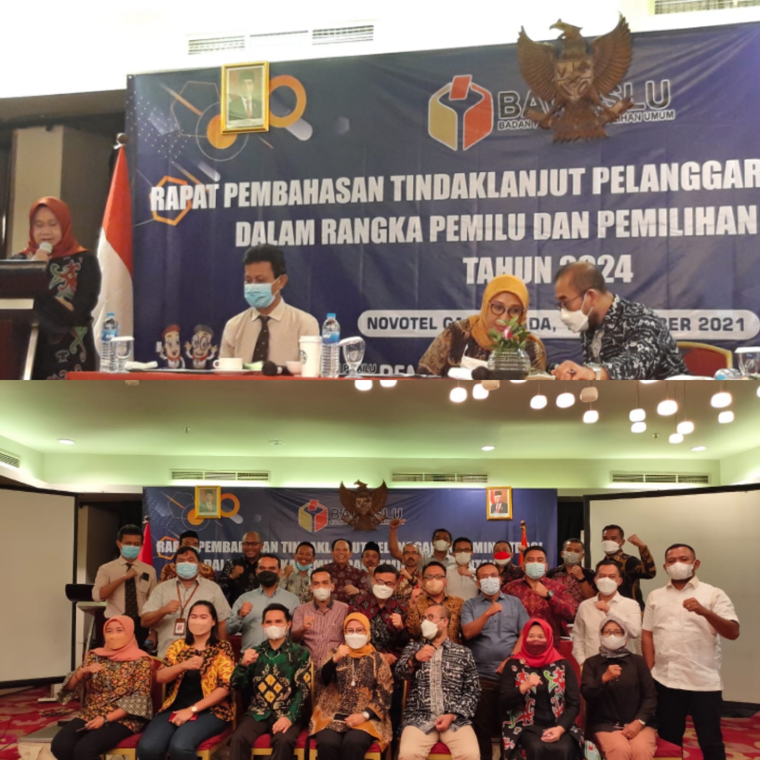Rapat Pembahasan Tindak Lanjut Pelanggaran Administrasi Dalam Rangka Pemilu Dan Pemilihan Serentak Tahun 2024.
