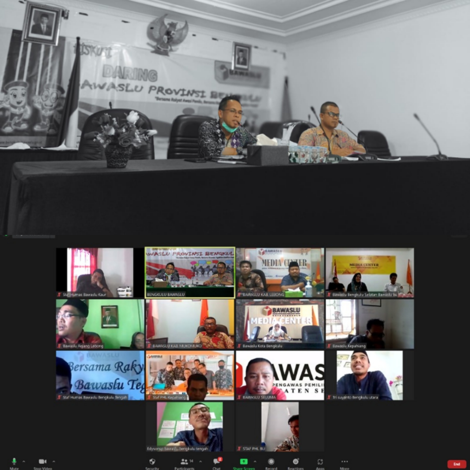 Tindak lanjut Persiapan Awal Survei Popularitas Lembaga Bawaslu
