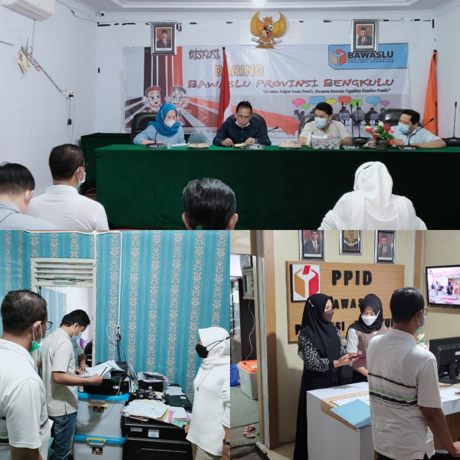 Bawaslu Provinsi Bengkulu Terima Kunjungan KIP Bengkulu