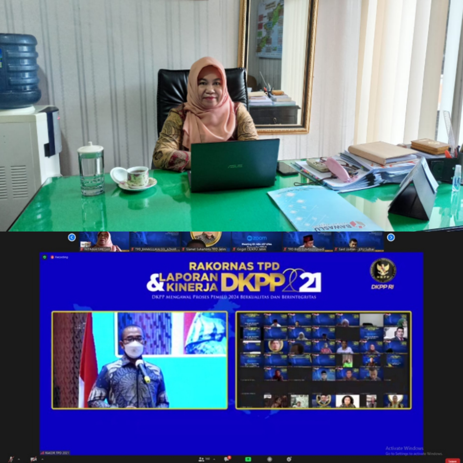 Rakornas TPD dari laporan Kinerja DKPP 2021