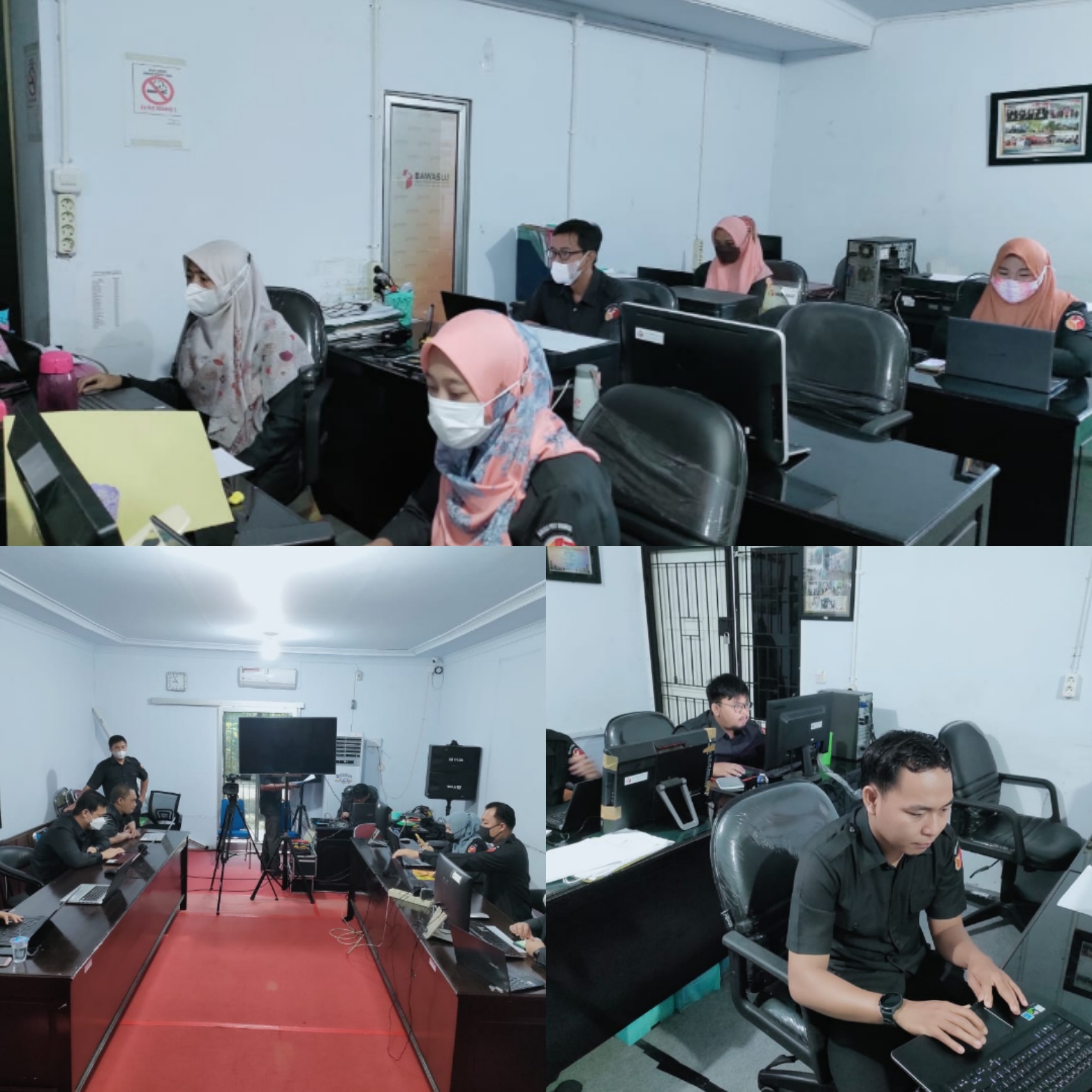 Evaluasi Serentak PPNPNS Bawaslu Provinsi dan Bawaslu Kabupaten/Kota Se-Provinsi Bengkulu Tahun 2021