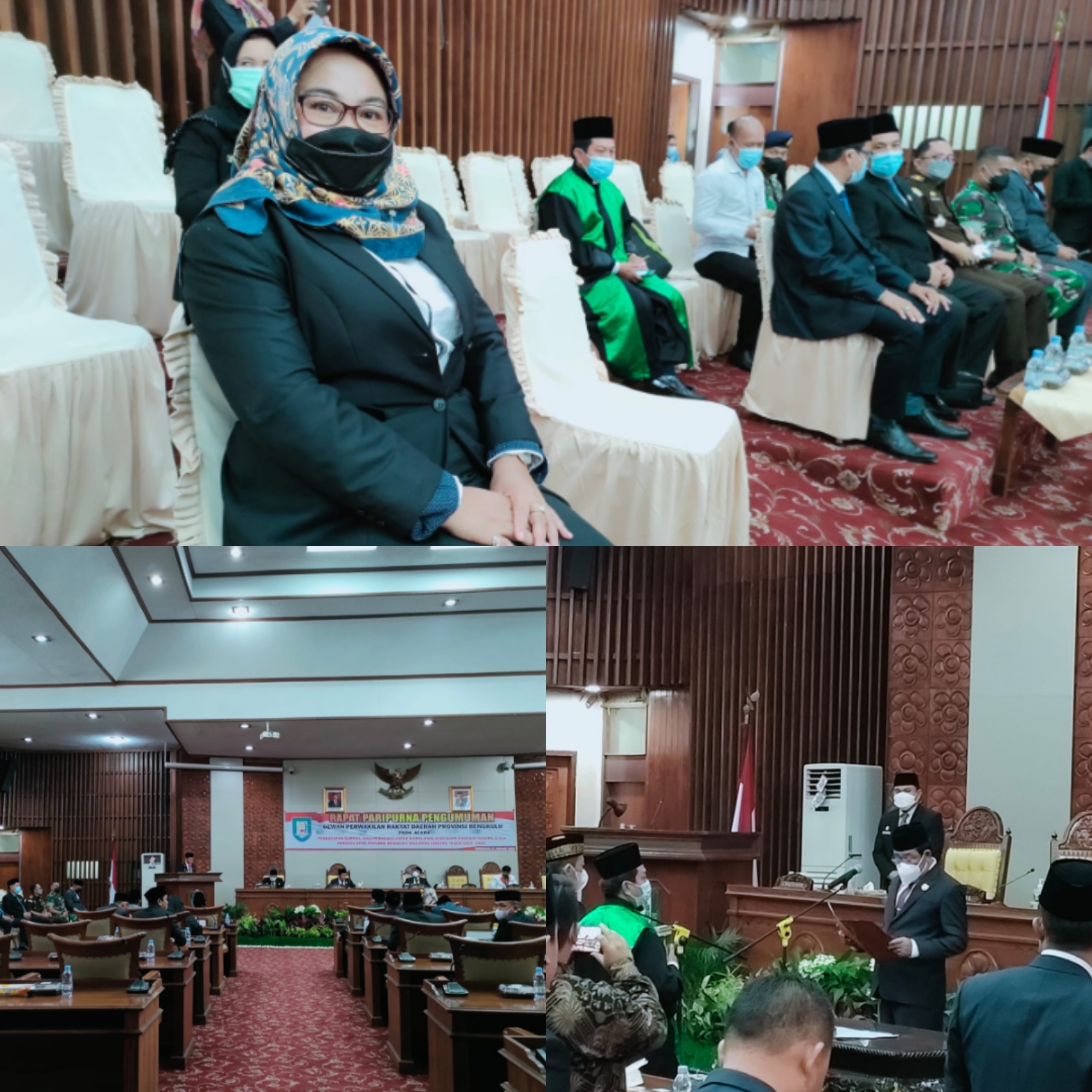Bawaslu Provinsi Bengkulu Hadiri Pelantikan PAW Anggota DPRD Provinsi Bengkulu