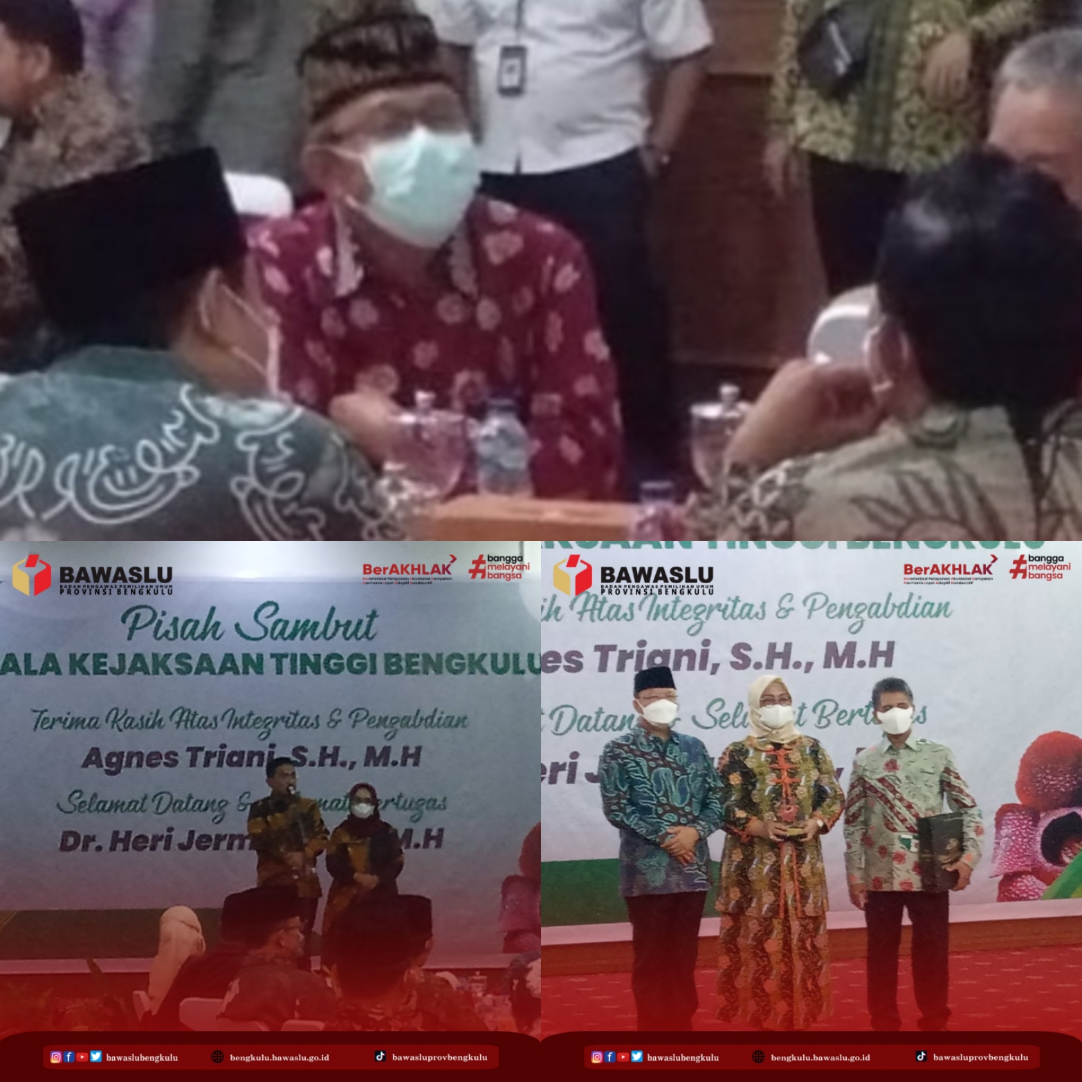Pisah Sambut Kepala Kejaksaan Tinggi Bengkulu
