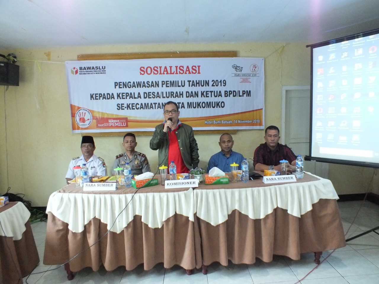 Ketua Bawaslu Provinsi Bengkulu  Melakukan Supervisi  Ke Bawaslu Kabupaten Mukomuko