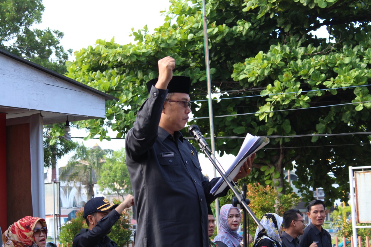 Bawaslu Provinsi Bengkulu melaksanakan Apel Patroli Pengawasan Anti Politik Uang