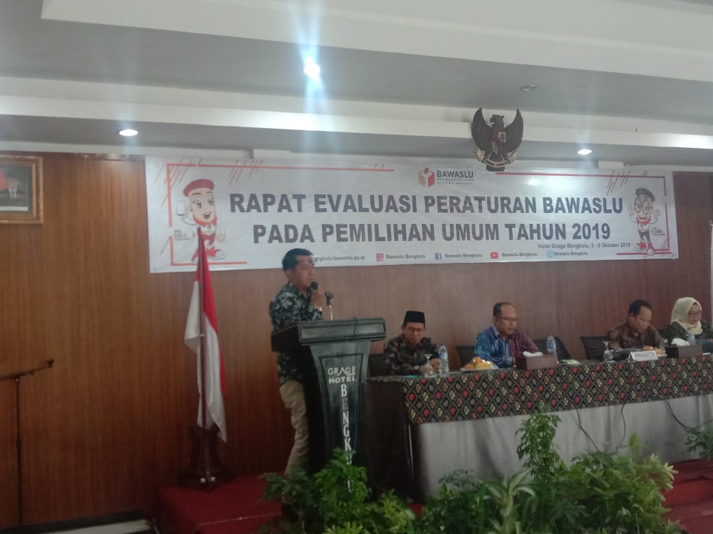 Rapat Evaluasi Peraturan Bawaslu Pada Pemilihan Umum Tahun 2019