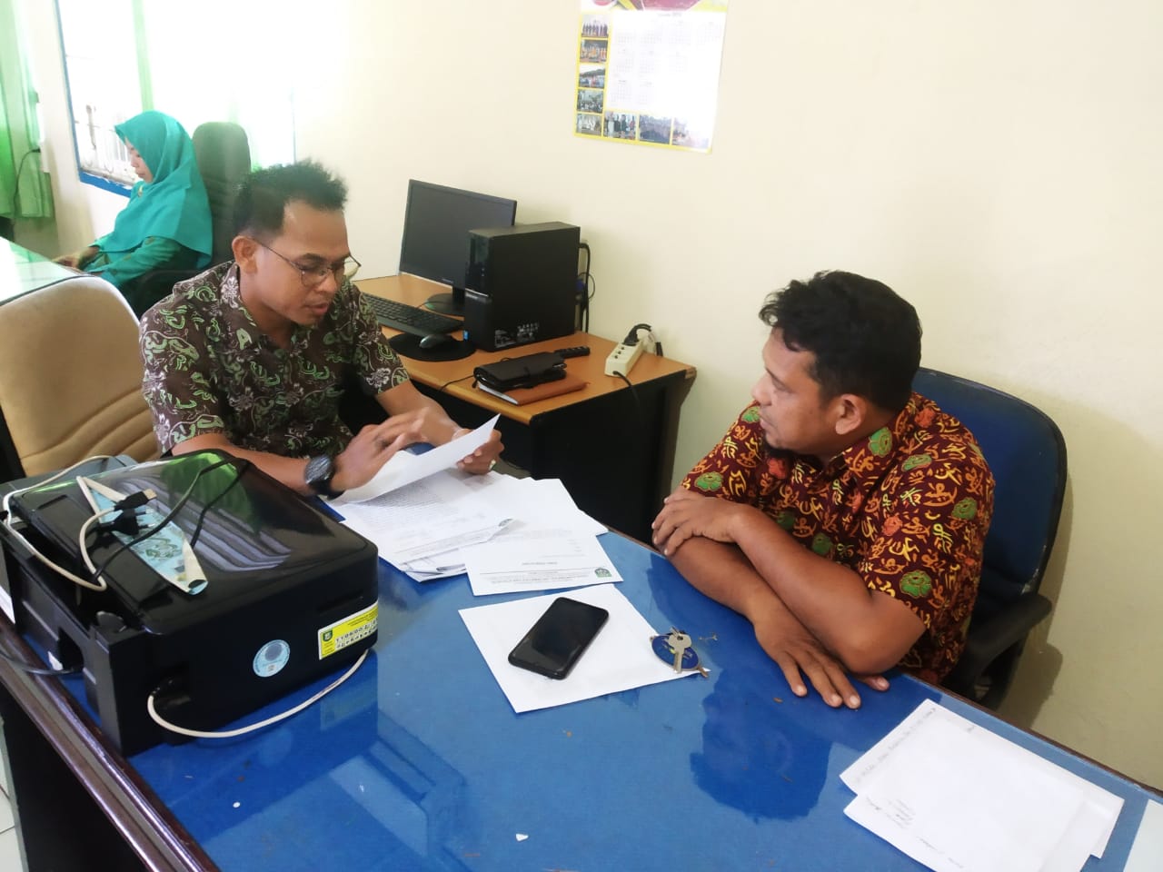 Koordinasi dengan Dinas Kominfotik Provinsi Bengkulu