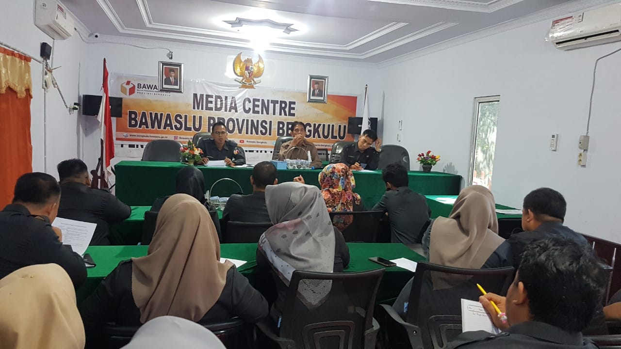 Rapat Persiapan Launching Pengawasan Pilkada Serentak Tahun 2020