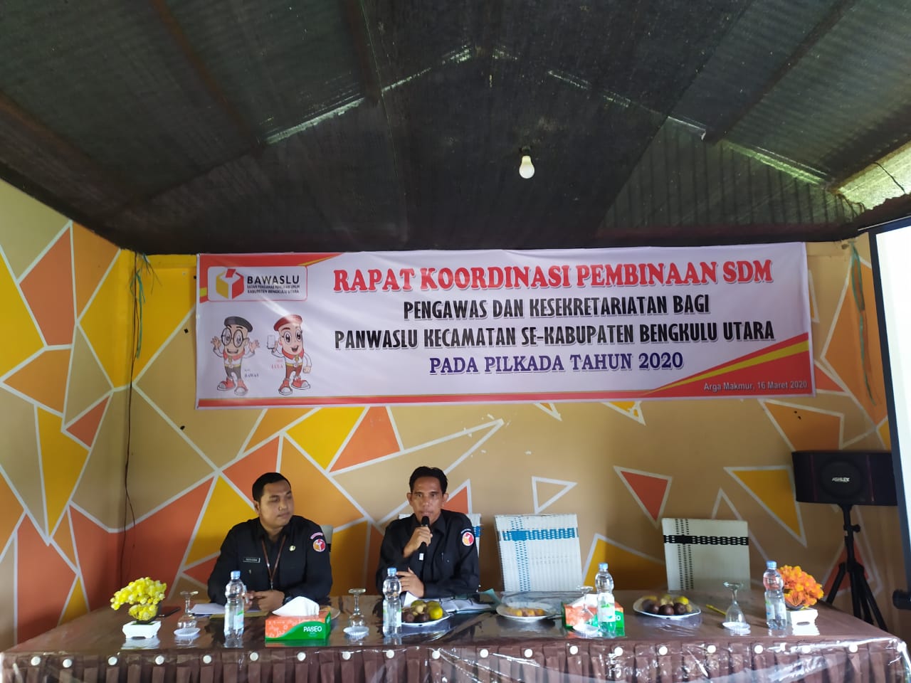Rapat Koordinasi Pembinaan SDM Pengawas dan Kesekretariatan Bagi Panwaslu Kecamatan se-Kabupaten Bengkulu Utara
