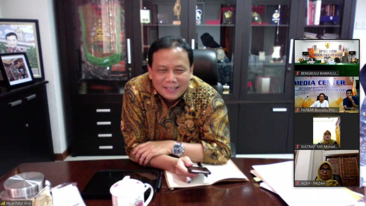 Koordinasi Dengan Ketua Bawaslu Provinsi se-Indonesia, Abhan : 9 Desember 2020 Belum Menjadi Keputusan Final