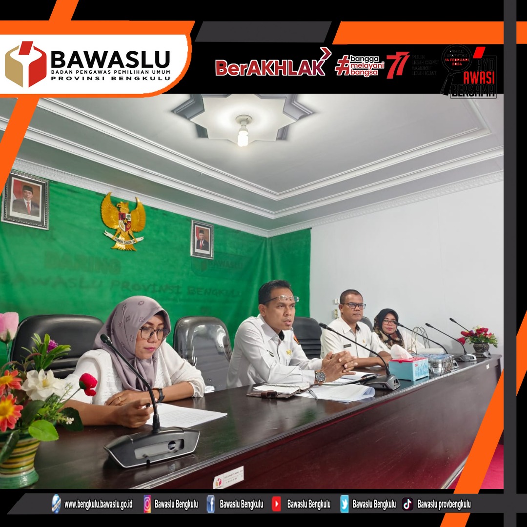 PENGUATAN TIM PENGELOLA PPID BAWASLU PROVINSI BENGKULU