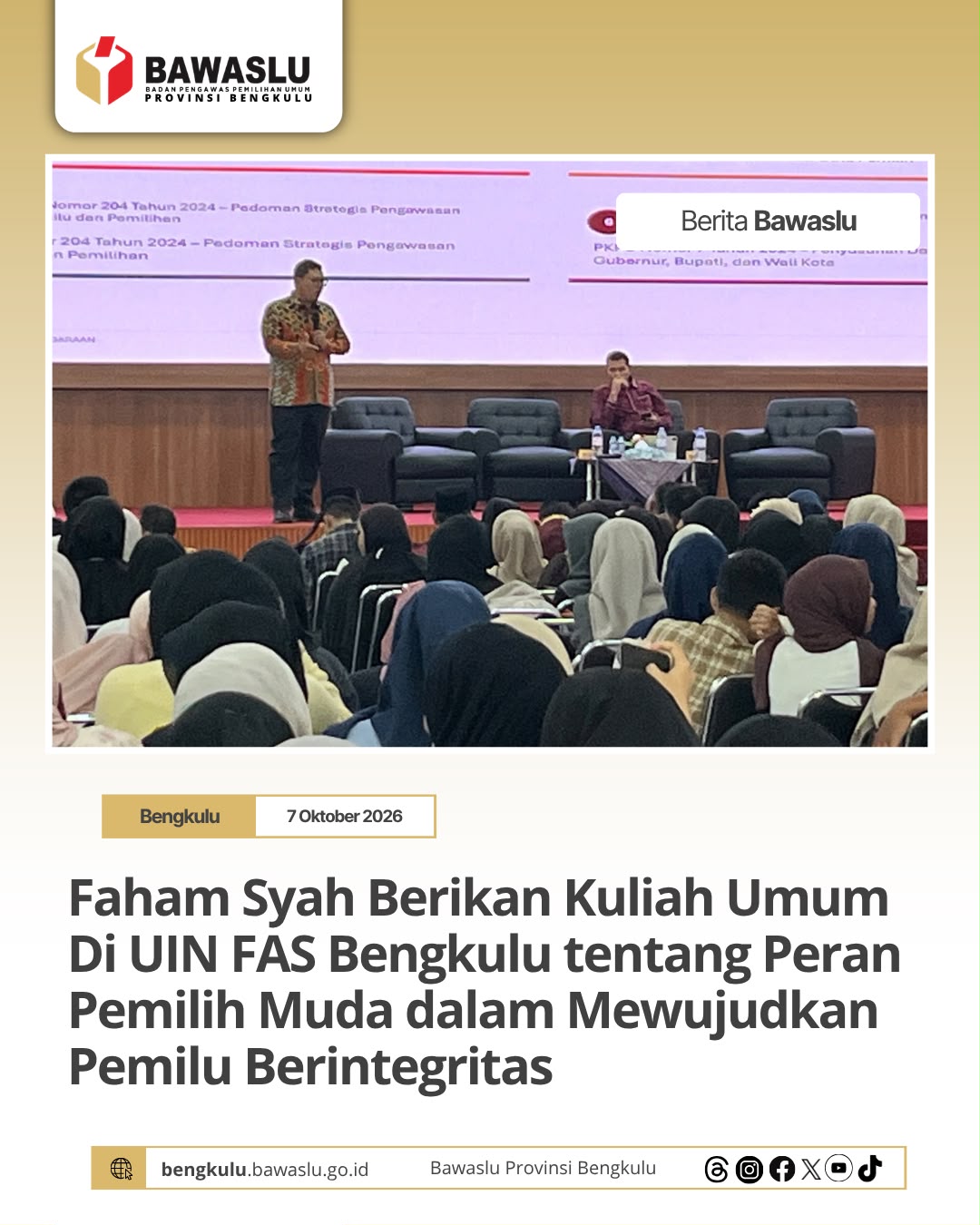 Bawaslu Bengkulu