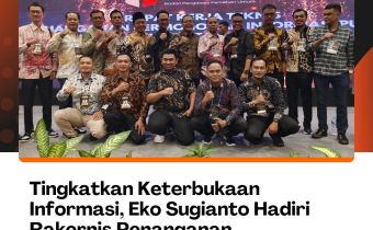 Tingkatkan Keterbukaan Informasi, Eko Sugianto Hadiri Rakernis Penanganan Permohonan Informasi Publik