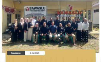 Sambangi Bawaslu Kabupaten Kepahiang, Debisi Ilhodi dan Sapni Syahril Lakukan Monitoring Kelembagaan