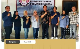 Pasca Tahapan Pemilu dan Pemilihan, Sapni Syahril lakukan Audiensi ke KPID Bengkulu