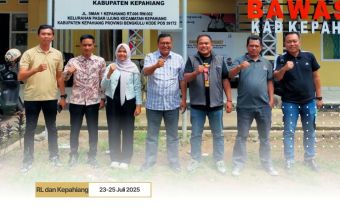 Ketua Bawaslu Provinsi Bengkulu Lakukan Monitoring ke Rejang Lebong dan Kepahiang: Penguatan Kelembagaan dan Cek Progres DPT Berkelanjutan