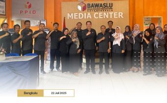 Sambangi Bawaslu Kota Bengkulu, Sapni Syahril berikan Dukungan jadikan Unit Kerja Mandiri