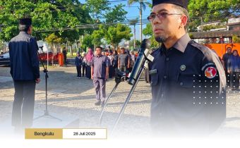 Apel Pekanan, Sholehin Refleksikan Rasa Syukur kepada Allah dengan Kinerja Terbaik