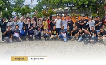 Jaga Kebugaran Jasmani, Bawaslu Provinsi Bengkulu lakukan Senam Sehat bersama BSI