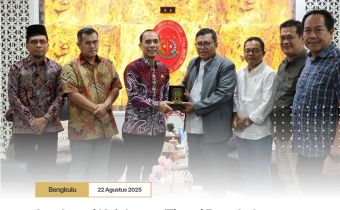 Sambangi Kejaksaan Tinggi Bengkulu, Bawaslu Provinsi Bengkulu Perkuat Sinergitas Kelembagaan