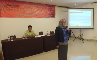 Anggota BAWASLU Provinsi Bengkulu Menjadi Narasumber Sosialisasi  bagi Badan Kemakmuran Masjid se- Kota Bengkulu