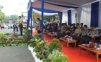 Ketua Bawaslu Provinsi Bengkulu Hadiri Apel Gelar Pasukan  Operasi Patuh Nala 2018 Polda Bengkulu